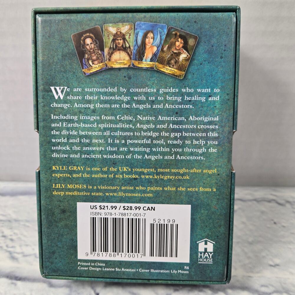 Angels And Ancestors Oracle 55 Card Deck and Guidebook in Box by Kyle Gray - Picture 5 of 14